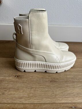 Puma Fenty Vanilla Ice Platform Chelsea Ankle Boots